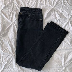 ZCO Black Low Rise Straight Leg Jeans